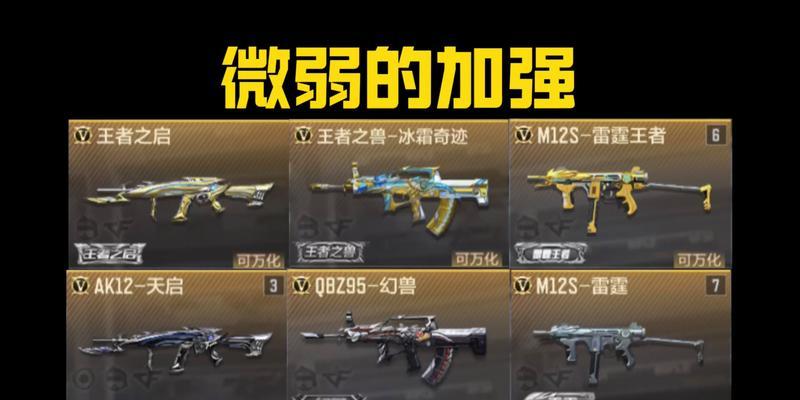cf王者级武器共有几把？每把王者枪的特点是什么？