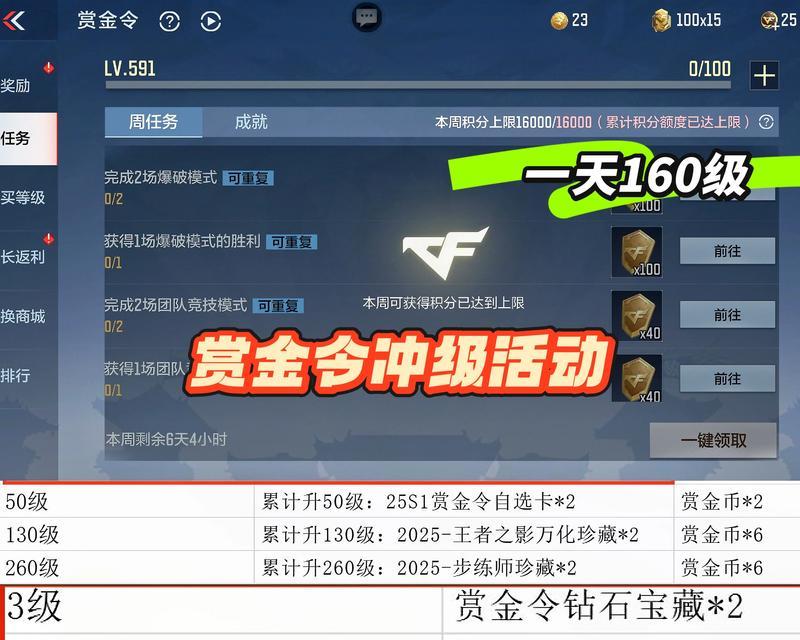 周年庆穿越火线送赏金令流程是什么？